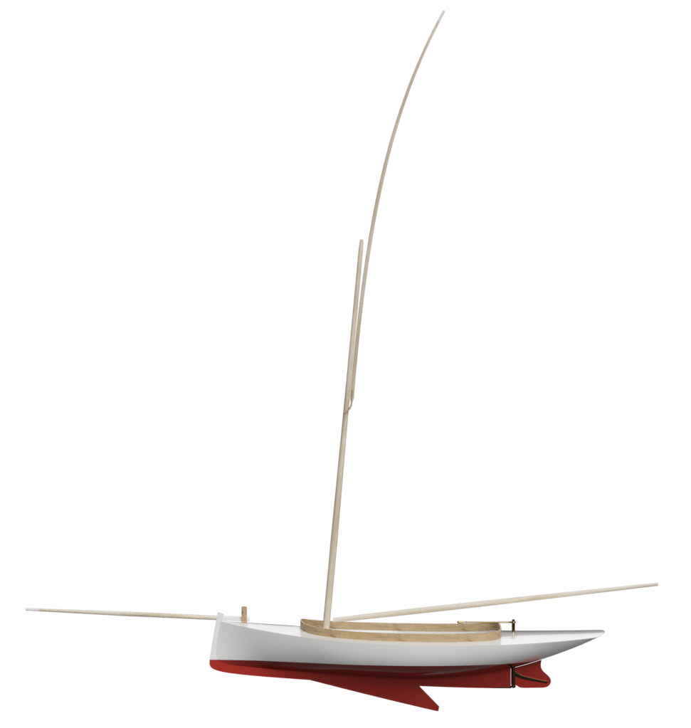 1885 CAD model of a Swedish yacht